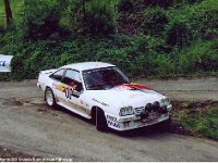 Rallye Helfenstein 2005 (2)  Manta 200 Gruppe B als Voraus Fahrzeug